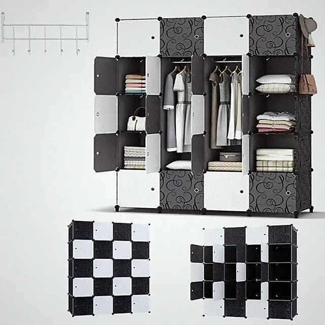 20x Aufbewahrungsregal Würfeln Kleiderschrank Steckregal Schrank Regal Garderobe