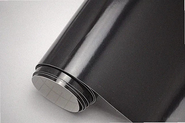 21,71€/m² Auto Folie SCHWARZ GLÄNZEND GLANZ 30 x 152 cm Klebefolie selbstklebend