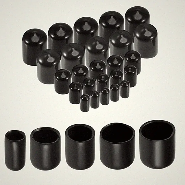 25 Runde Gummikappen 6mm 9mm 12mm 16mm 19mm Schraubengewinde Abdeckung Schwarze