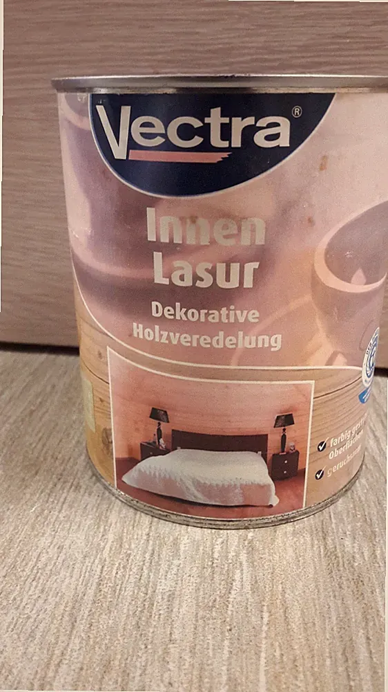 26,40€/L Vectra Innen Lasur 0,375L Holz-Veredelung-Möbel-Innen-Lasur (A302)