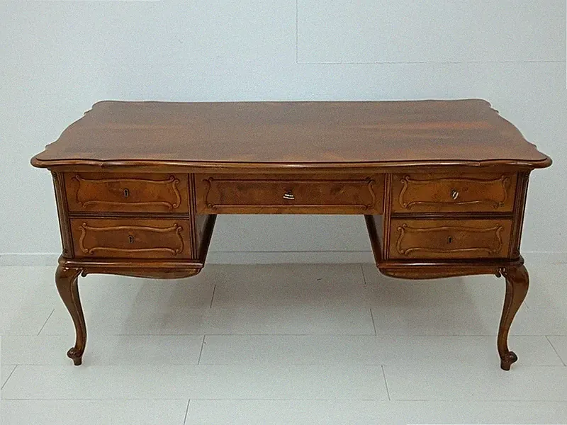 2648-Chippendaleschreibtisch-Barockstil-Schreibtisch-Chippendale-Stilmöbel-Tisch