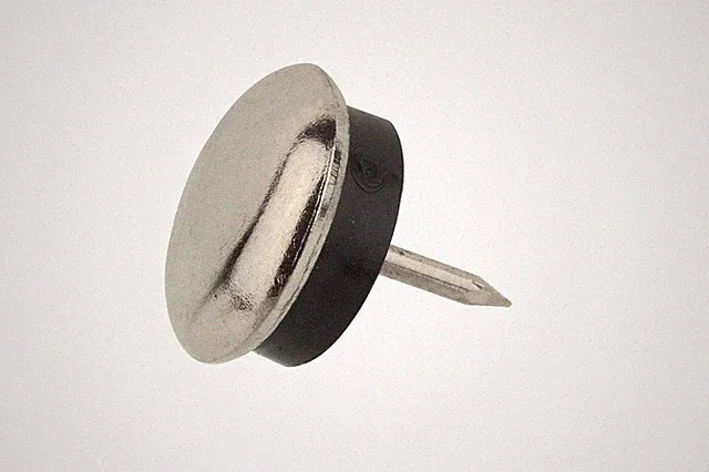 28 mm Metallgleiter Möbelgleiter mit Puffer für Teppich 4 Stück