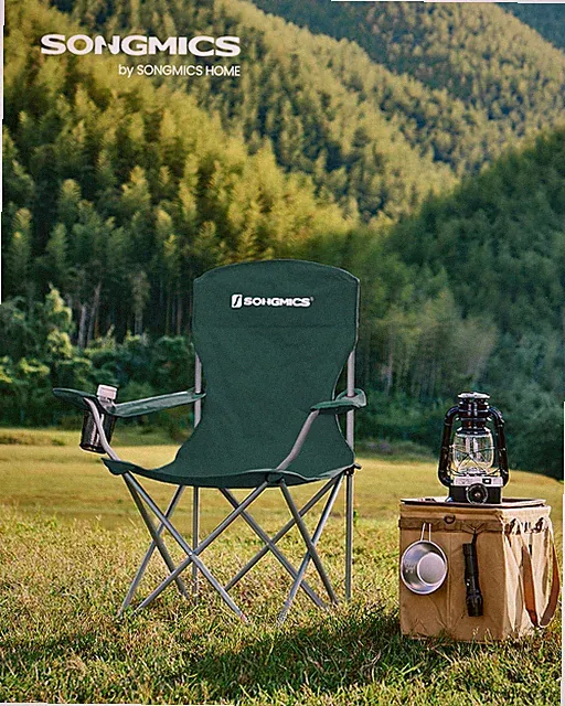 2er-Set Campingstuhl Klappstuhl Stühle klappbar Outdoor bis 150 kg BCG08GN