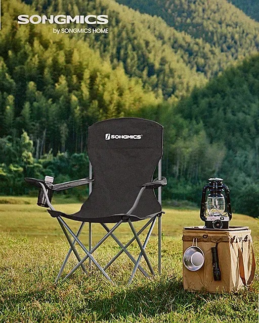 2er-Set Campingstuhl Klappstuhl Stühle klappbar Outdoor bis 150 kg GCB08BK