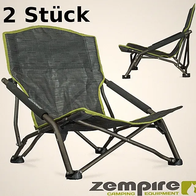 2er Set DESIGN Leichtgewicht CAMPING-STUHL Strandstuhl Klappstuhl NEU