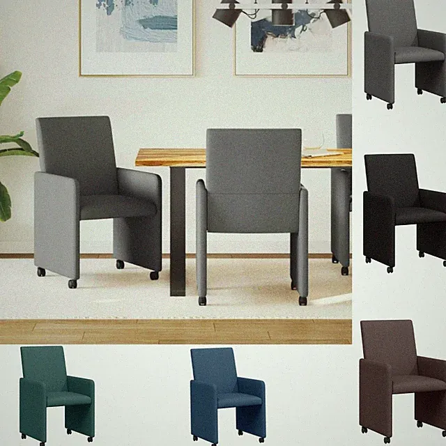 2er Set Esszimmerstühle mit Kissen Küchenstühle Esszimmer Stühle Mit rädern