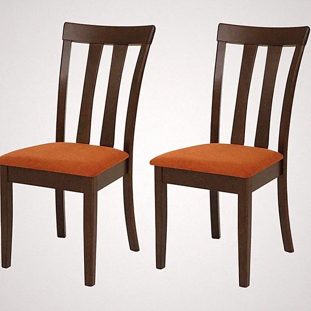 2er-Set Esszimmerstuhl HWC-G46, Küchenstuhl Stuhl, Stoff/Textil Massiv-Holz