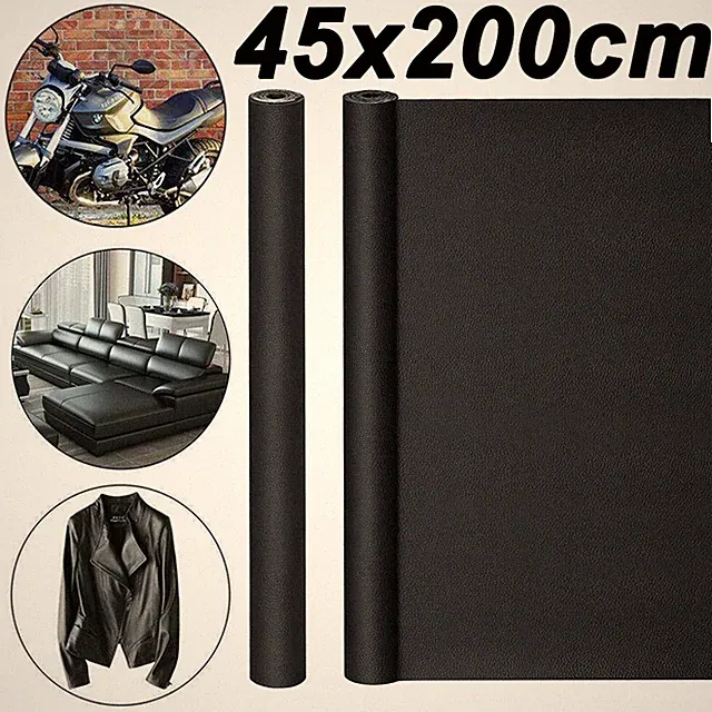 2M Leder Reparatur Patch PU Kunstleder Sofa Selbstklebend Lederfolie Klebefolien