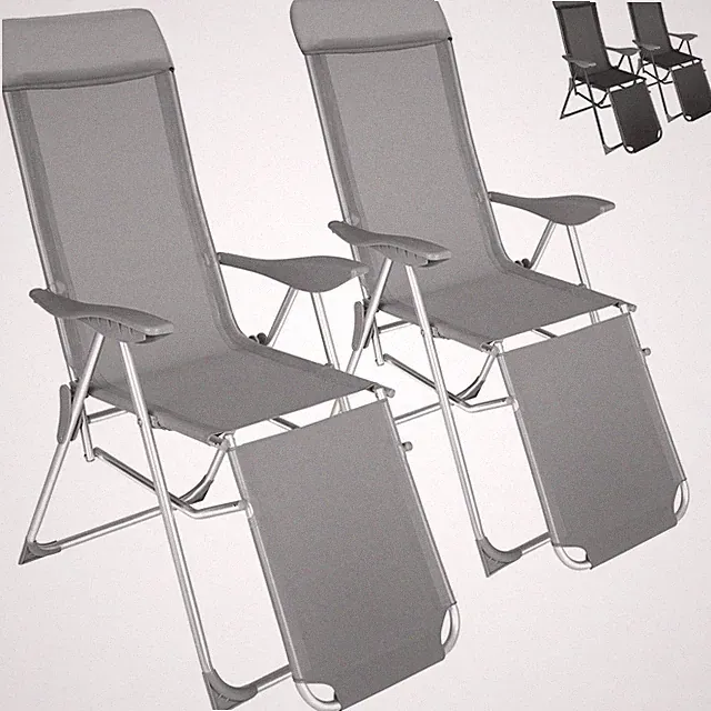 2x Aluminium Klappstuhl Gartenstuhl Terrassenstuhl Campingstuhl Hochlehner Stuhl
