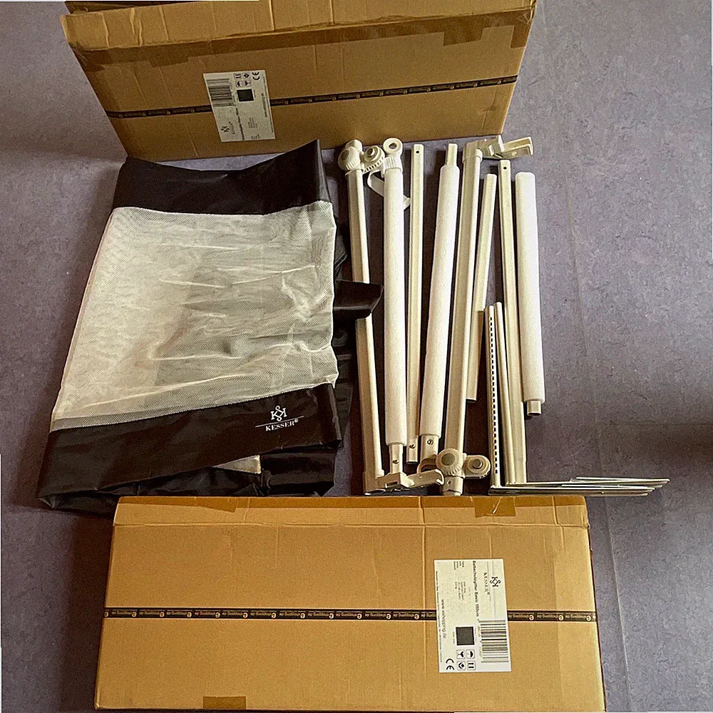 2x KESSER Bettschutzgitter Basic 180 cm für Bett Unisex Baby & Kleinkind