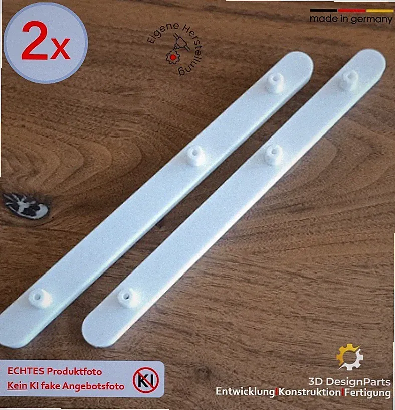 2x Kommodenschubladenauszug Schubladen Schiene passend für IKEA Kommode Rast