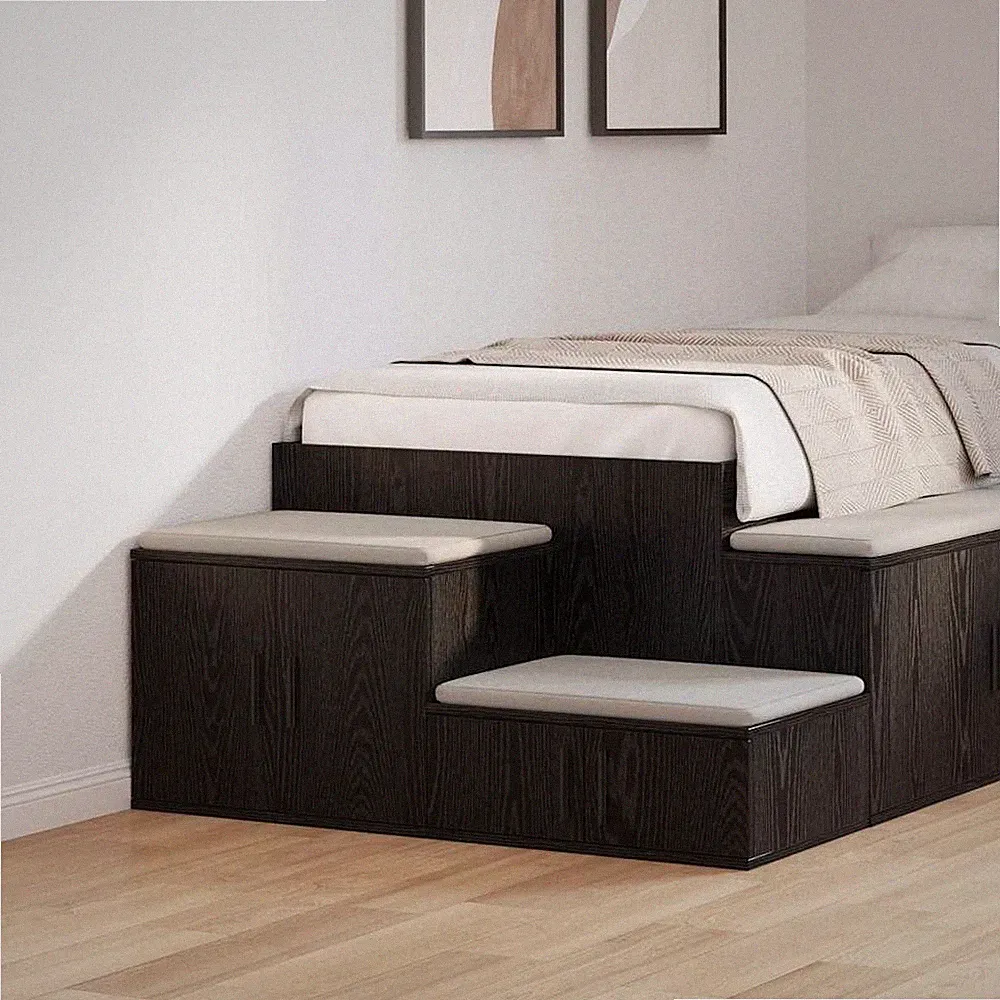 2x Modern Nachttisch Badschrank Schlafzimmer Schrank für Erwachsenendeko Möbel