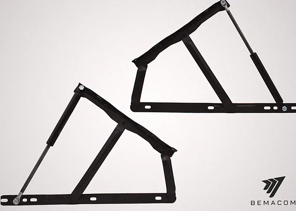 2x Ottomane Hebemechanismus Stauraumbett Klappbar Gasfeder Bett Sofa 100 - 240kg