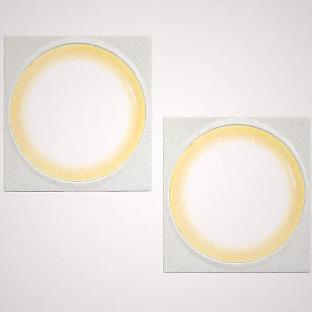 2x Set LED Nachtlicht mit Knopf Schrank Möbel Küche Unterbau Klebeleuchte Licht