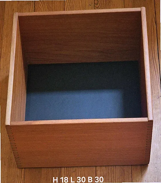 2x Teak Regalboxen Würfel – Mid-Century Danish Design Wandregal (Paar)