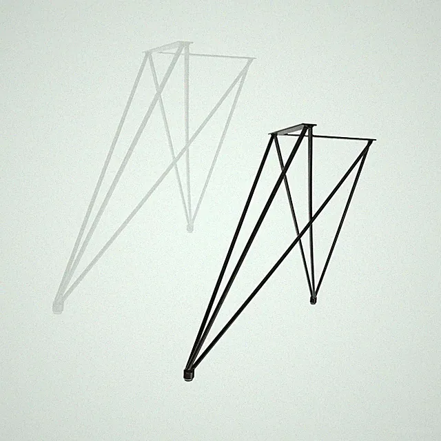 2x Tischgestell X 72cm / 42cm Hairpin Legs Tischbeine Esstisch Schreibtisch Bank
