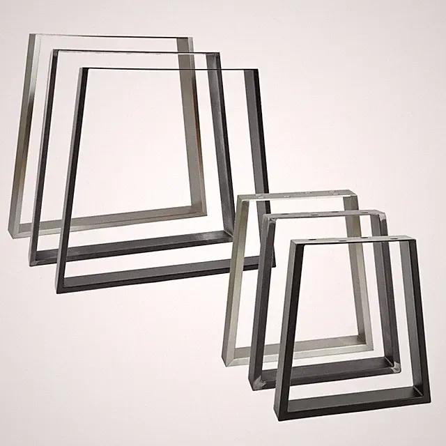 2x Tischkufen TRAPEZ V-Form Tischgestell Bankkufen Couchtischkufen Hairpin Legs