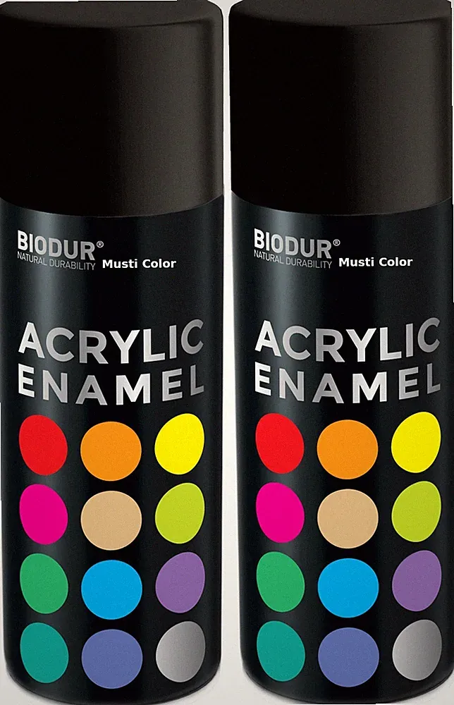2x400ml Acryl Sprühfarbe Lackspray Spraydose Graffiti Tiefschwarz RAL9005 Matt