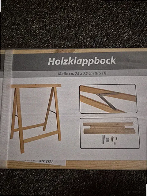 2xHolzklappbock 75x75cm (BxH) Kiefer massiv