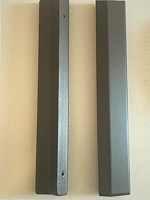 2xIKEA BRIMNES BETTSCHUBLADE / Kleiderschrank GRIFFE schwarz Holzteil #128763,20cm groß