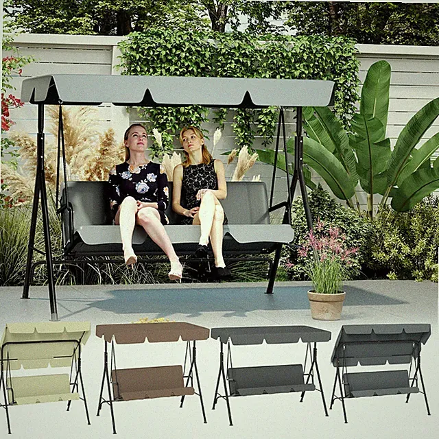 3-Sitzer Hollywoodschaukel Gartenschaukel Schaukel Schaukelbank mit Sitzpolste