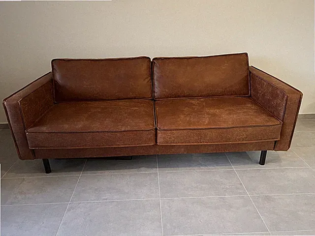3-Sitzer Sofa Fort Dodge Cognac TOP ZUSTAND WIE NEU