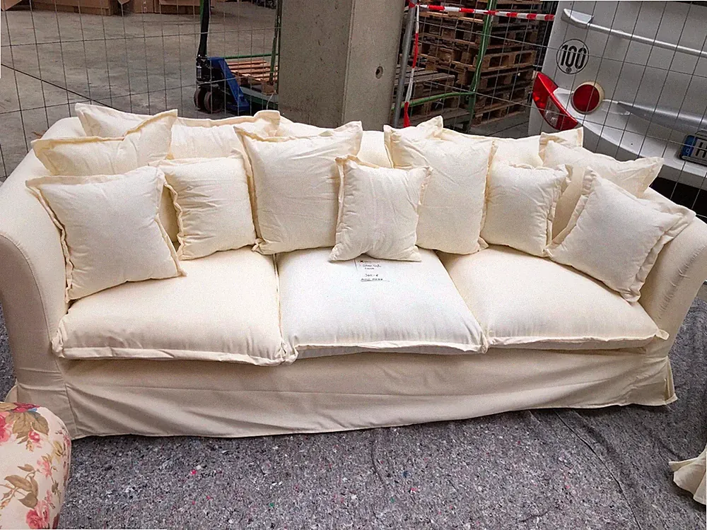 3-Sitzer Sofa im Landhausstil Home affaire in Webstoff "Beige" Neu
