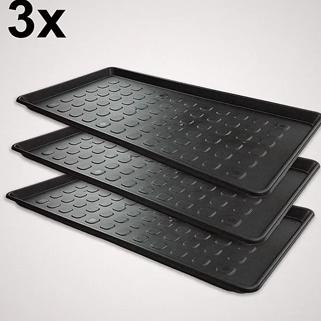 3 Stk Schuhmatte Schuhablage Unterlage Untersetzer 76 x 38 cm Abtropfschale Napf