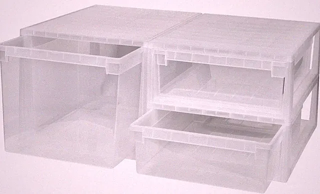 3 x Schubladenbox Schublade Aufbewahrungsbox Kleiderbox Kommode Box XXL und XL52