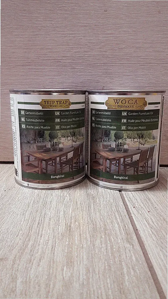 30€/L Woca/TripTrap Gartenmöbelöl 0,75L Bankirai (A1125)