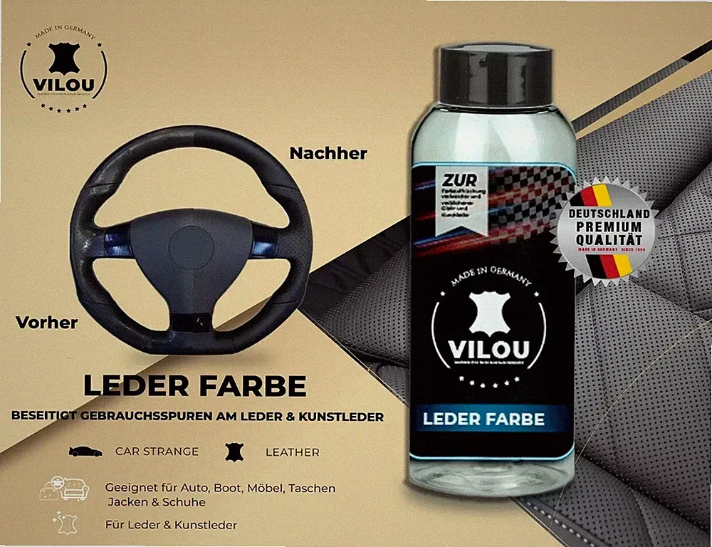 30ml Lederfarbe Flüssigleder Kunstleder Auto Möbel Boot Lederreparatur