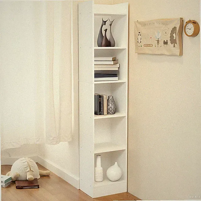30x152cm Bücherregal Wandregal Raumteiler Aufbewahrung Regalsystem mit 6 Fächern