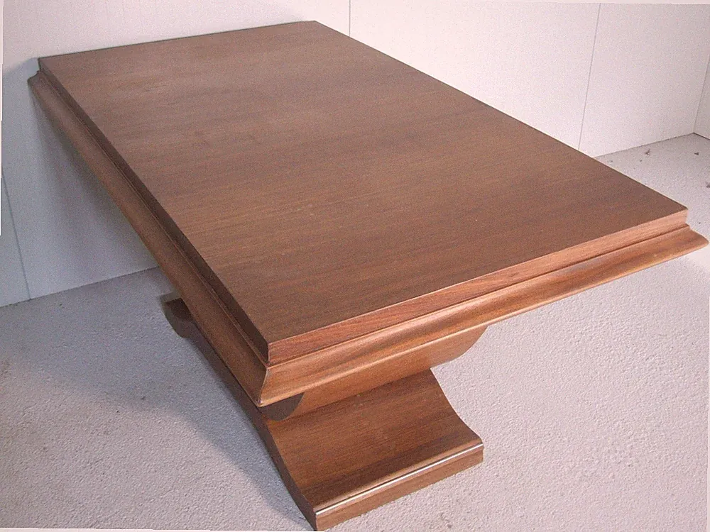 3100 ORIGINAL ART DECO GONDEL TISCH PALISANDER PARIS UM 1930 TOP DESIGN