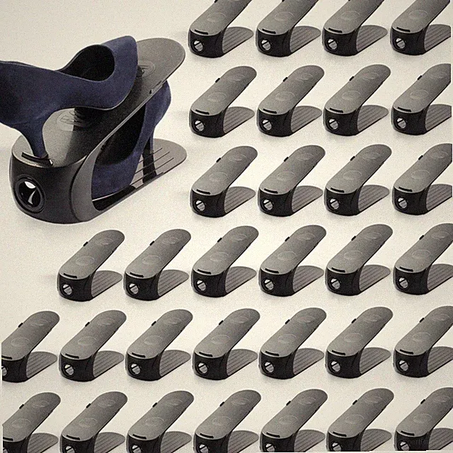32x Schuhstapler Schuhhalter Schuhe Schrank Regal Aufbewahrung Kollektor Ständer
