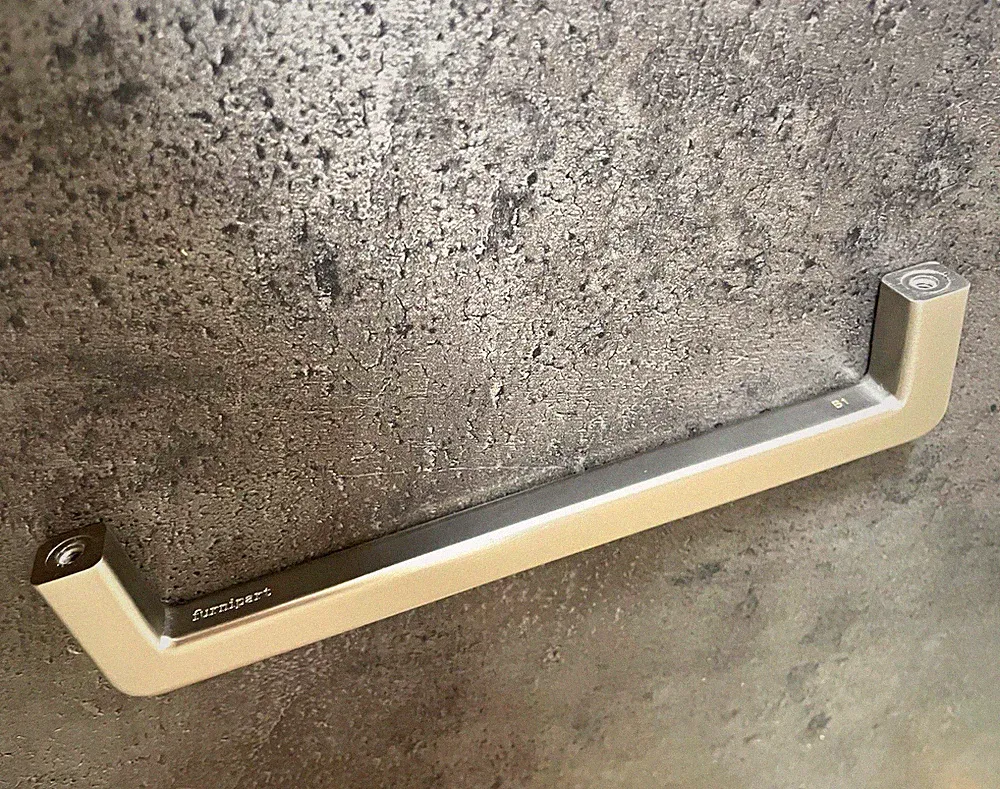 33 furnipart Möbelgriffe gebürstet Edelstahloptik 160 mm Lochabstand 172 mm Ø12