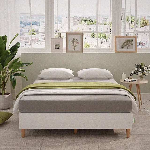 35 cm Metallbett Metallrahmenbett Bettgestell mit Lattenrost Holzlattenunters...