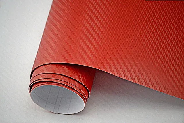 3D Autofolie 3D Carbon Folie rot Lackfolie Klebefolie Möbelfolie Dekor Folie