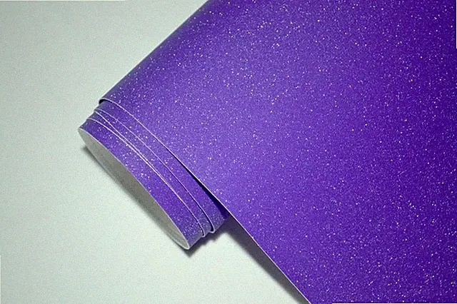 3D Autofolie GLITZER LILA MATT Lackfolie Klebefolie Möbelfolie Dekor Folie