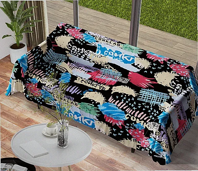 3D Bunt H5762 Sofabezug Hochelastisch Lounge Schonbezug Schonbezug Couch