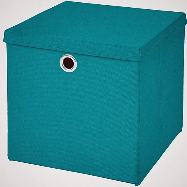 3er Set 33x33x33 Aufbewahrungsbox Spielkiste Regalkorb Faltkiste Korb Stoff Box