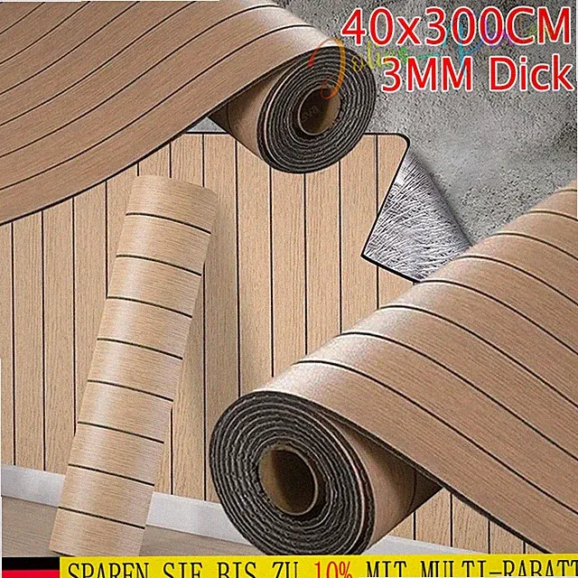 3M Klebefolie Möbel Tür Küche Selbstklebende Folie Tapete DIY Holz Optik 3D Dick