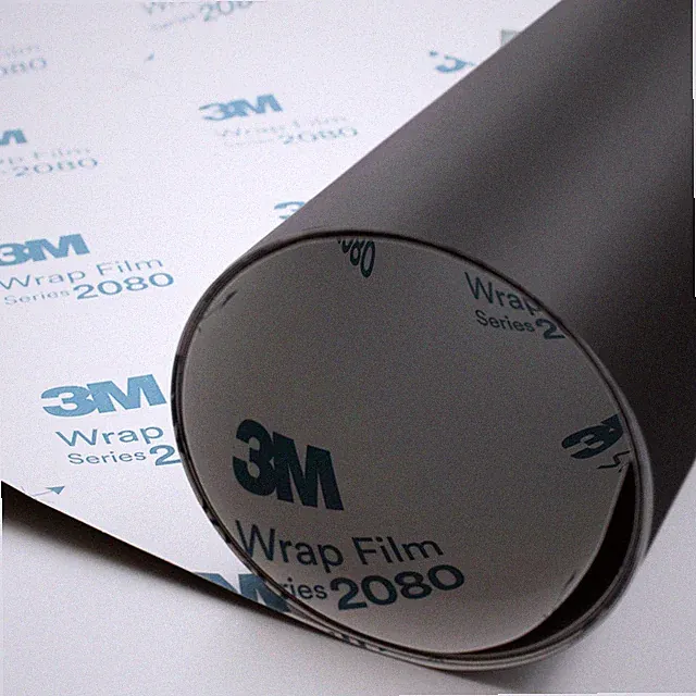 3M Wrap Film Series 2080 Car Wrapping Blackout Folie Autofolie M12 Schwarz Matt