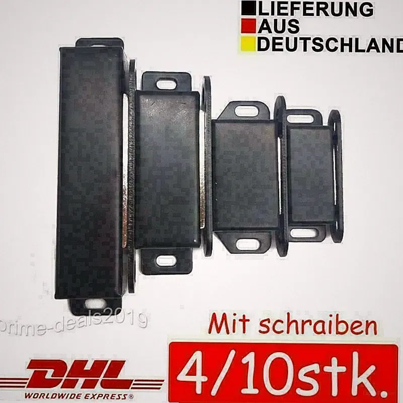 4/10x Magnet Schnäpper Magnetschnapper Türmagnet Möbelmagnet Edelstahl 8-40kg