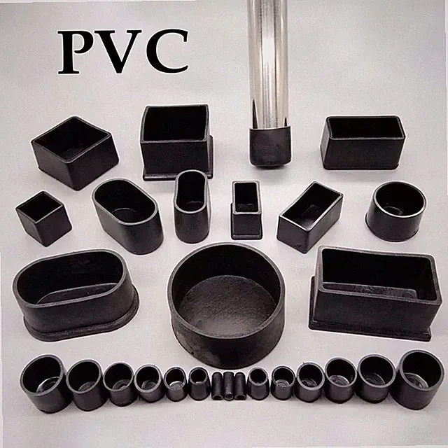4 Abdeckkappen/Stuhlbeinkappen/Stuhlgleiter/Möbelgleiter/Fußkappe PVC Kunststoff