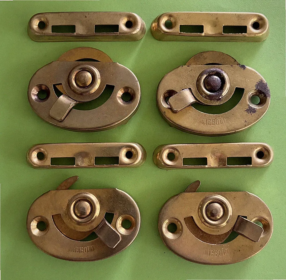 4 Drehriegel Verschluss Möbelriegel Dreh Verriegelung Tisch Möbel Verbinder