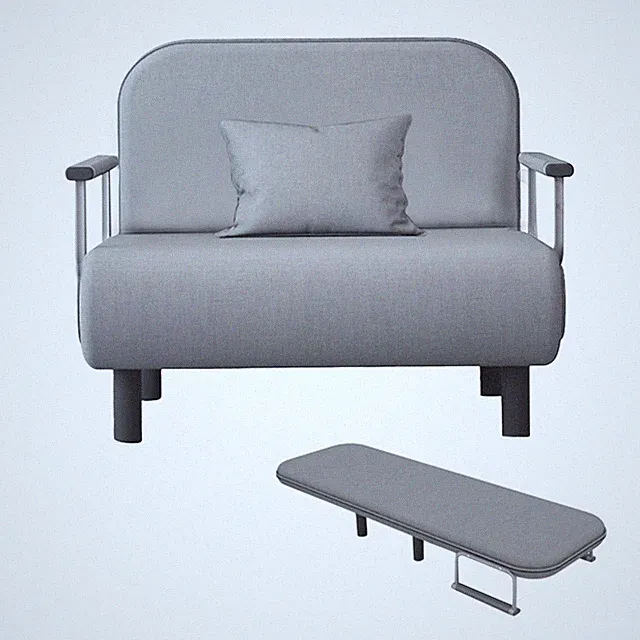 4 in 1 Schlafsessel mit Bettfunktion Schlafsofa mit Verstellbarer Rückenlehne