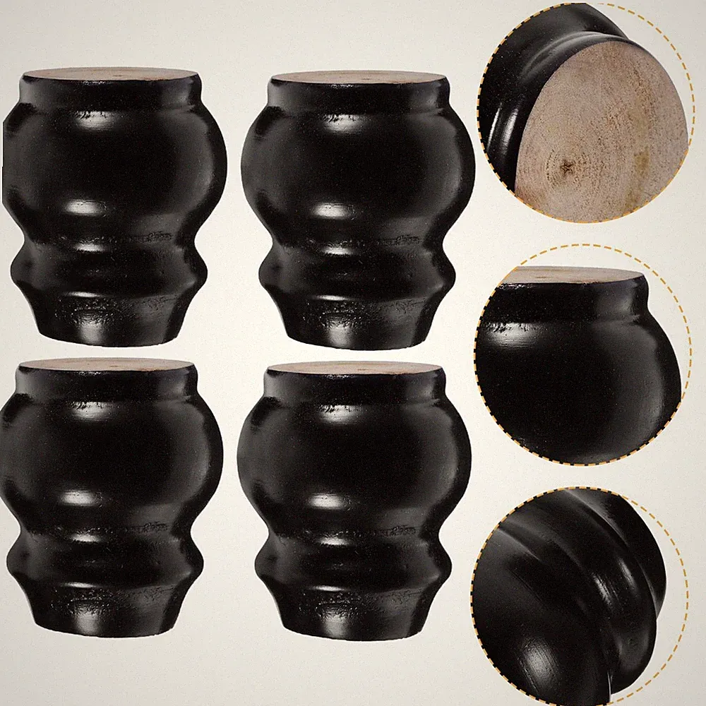 4 PCs Massivholzmöbel Beine Kommode Beine Möbel Beine Kommode Beine