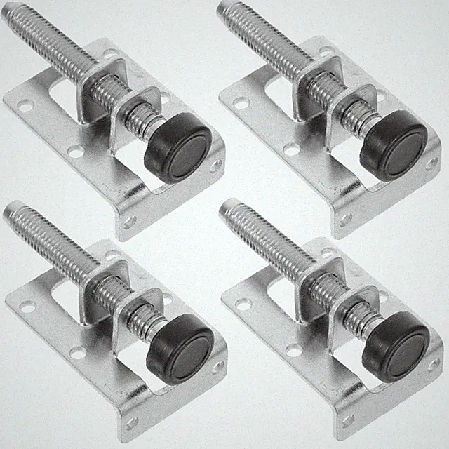 4 Pcs Möbelhöhenverstellung Schrankfüsse Verstellbar Rutschfeste Möbelpolster