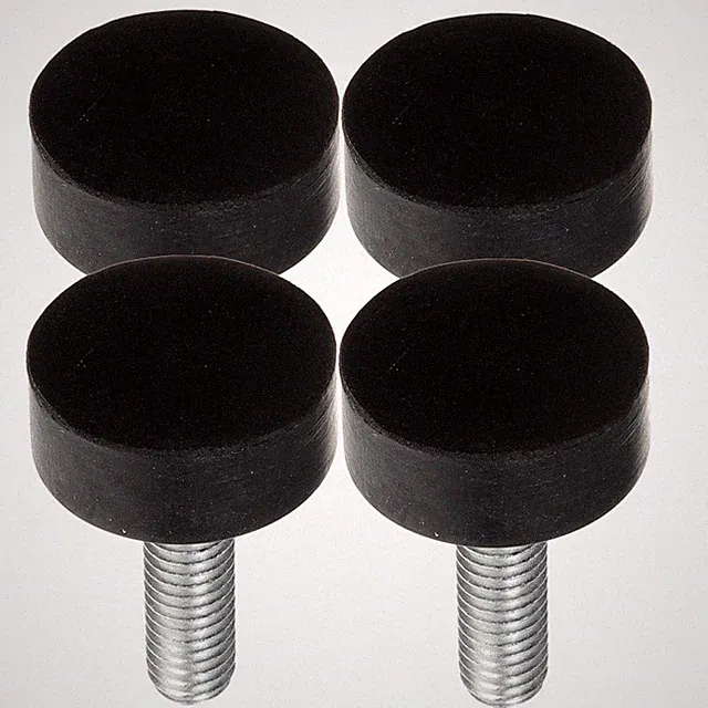 4 Pcs Schraubfüße Schrank Füsse Tischbein-bodenschoner Robuste Gummifüße