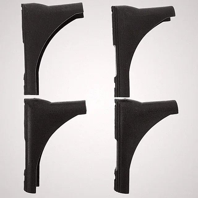 4 Pcs Stuhlbeinschutz Aus Hartholz Beinabdeckung Für Wäscheständer